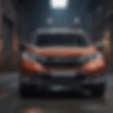 Front view of the latest Honda CR-V model showcasing its modern design.