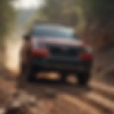 Honda Passport Navigating Through Rough Terrain