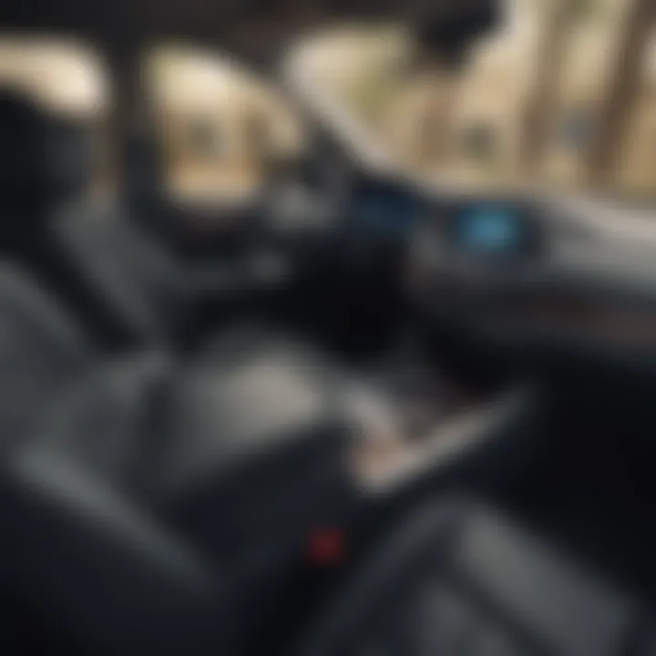 Interior view of Honda Pilot showcasing technology features