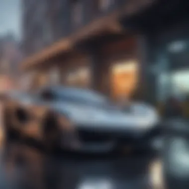Vision for the Future of Transportation Futuristic vision of transportation with advanced vehicles
