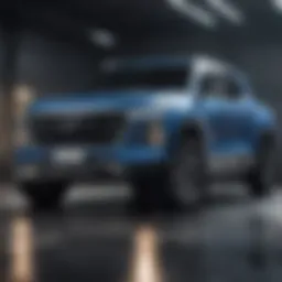 Hyundai hybrid truck showcasing advanced technology and design
