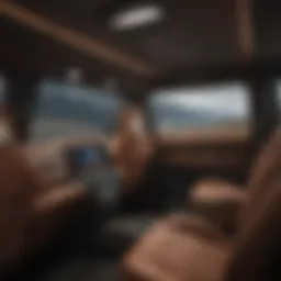 Interior layout showcasing spacious cabin