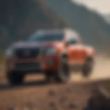 Nissan Titan navigating rugged terrain demonstrating performance capabilities