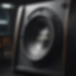 Close-up view of the Infinity Kappa 12 Inch Subwoofer highlighting its sleek design