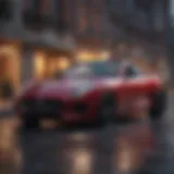 Jaguar F-Type showcasing its dynamic exterior design