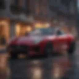 Jaguar F-Type showcasing its dynamic exterior design