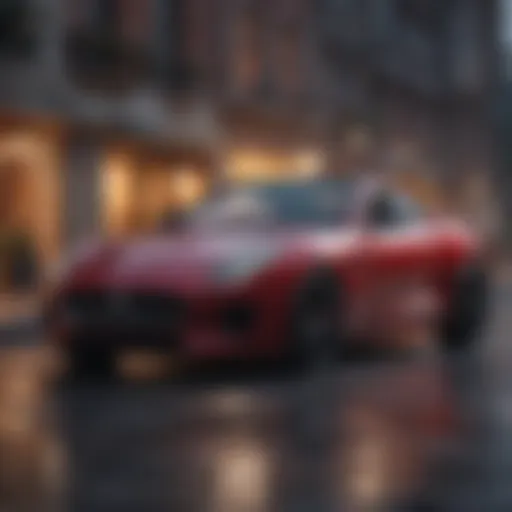 Jaguar F-Type showcasing its dynamic exterior design