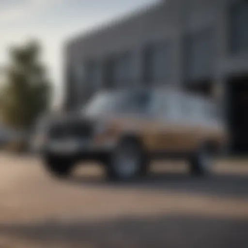 Exterior view of Jeep Grand Wagoneer showcasing luxury design