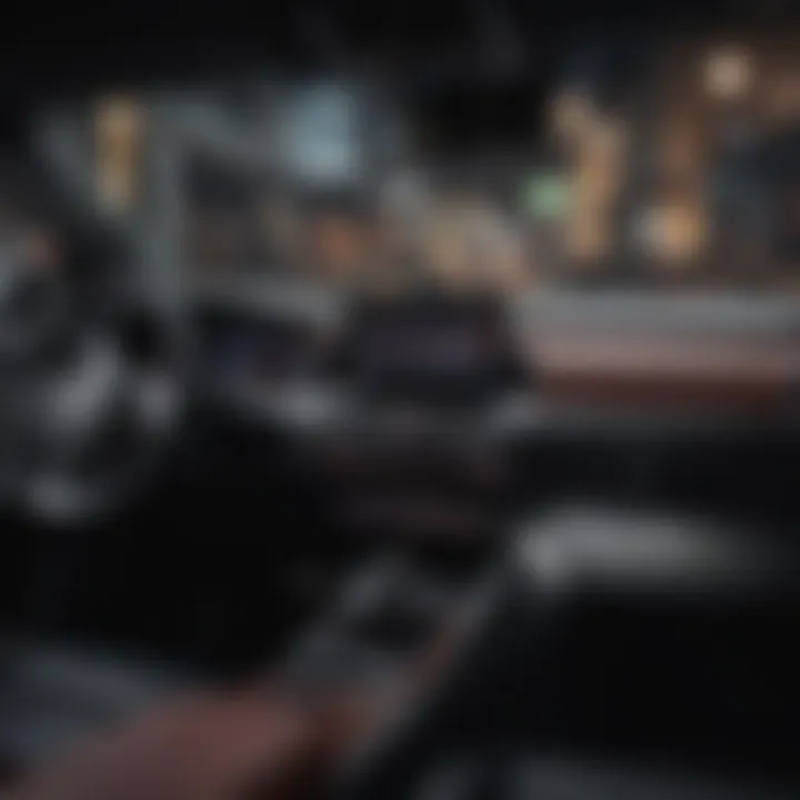 Interior of a Kia SUV highlighting advanced technology