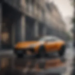 Lamborghini Urus showcasing its aerodynamic design