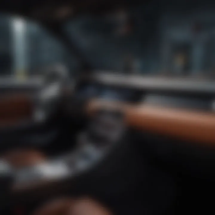 Interior view highlighting innovative technology in LCID cars