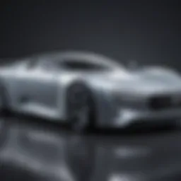 Sleek design of an LCID car showcasing advanced aerodynamics