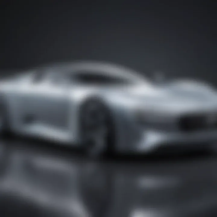 Sleek design of an LCID car showcasing advanced aerodynamics