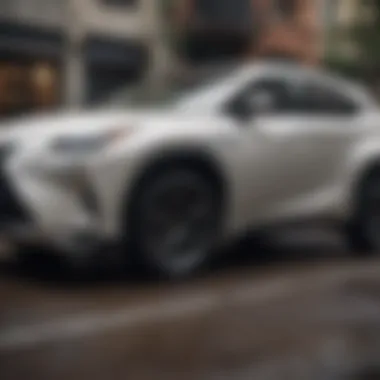 Modern Elegance: The Lexus NX Exterior Sleek exterior design of the Lexus Crossover NX showcasing its modern lines
