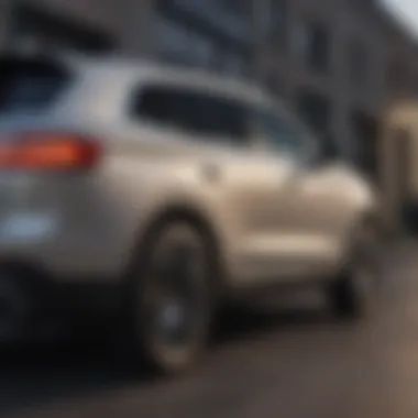 Exquisite Exterior of Lincoln MKX AWD Elegant design of the Lincoln MKX AWD showcasing its exterior styling