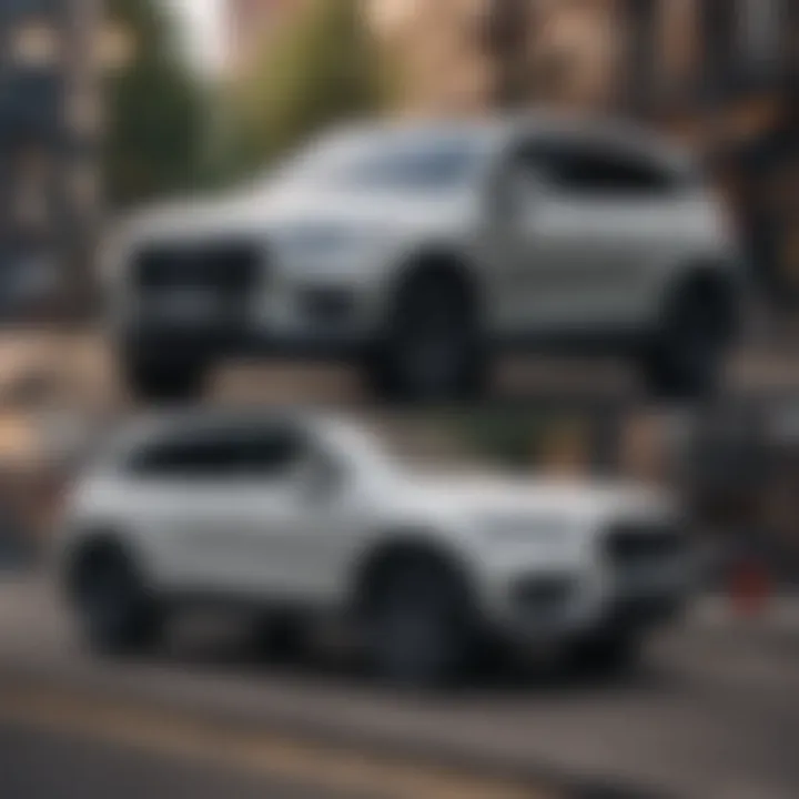 Comparison chart of luxury SUV leasing options
