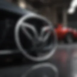 The evolution of the Mazda emblem through the years