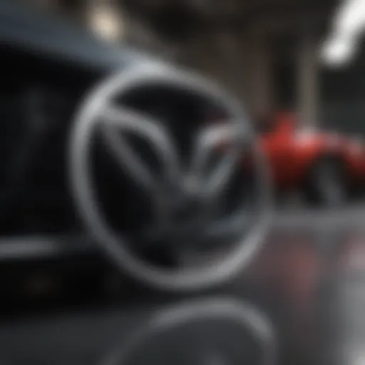 The evolution of the Mazda emblem through the years
