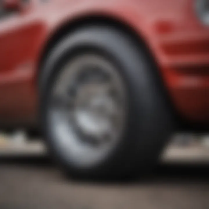 Mickey Thompson SS Drag Radial mounted on a high-performance vehicle