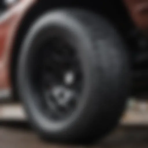 Mickey Thompson SS Drag Radial tire showcasing tread pattern