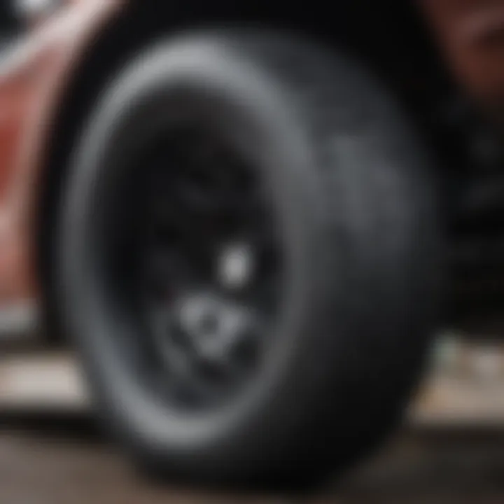 Mickey Thompson SS Drag Radial tire showcasing tread pattern