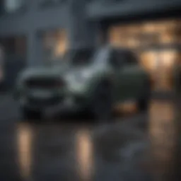 Exterior view of the Mini Countryman showcasing its sleek design