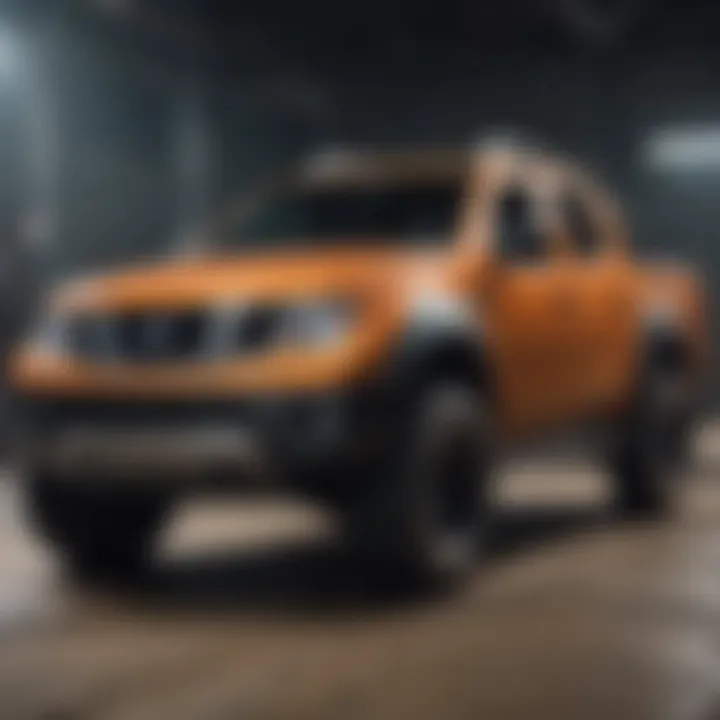 Nissan Frontier Crew Cab in action demonstrating its performance capabilities