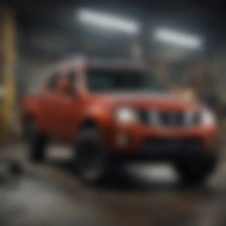 Safety features overview of the Nissan Frontier Crew Cab