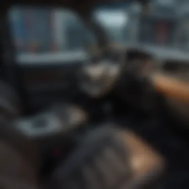 High-Tech Interior Features of the Nissan Frontier Interior of the Nissan Frontier highlighting advanced technology features
