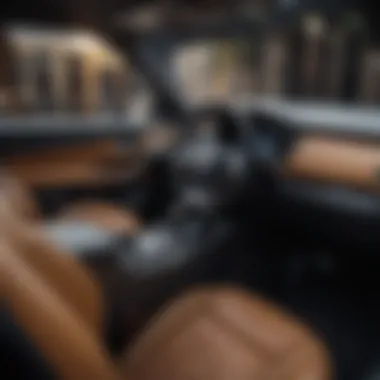Luxurious Interior of Nissan SUVs Interior features of a Nissan SUV highlighting luxury and technology