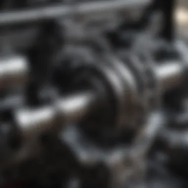 Internal Components of the Orion Transfer Case Detailed view of the Orion transfer case showcasing its internal components