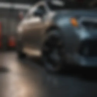 Sport Suspension Installation on Subaru WRX Sport suspension for improved handling