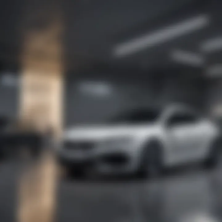 Current Peugeot dealership with modern showroom