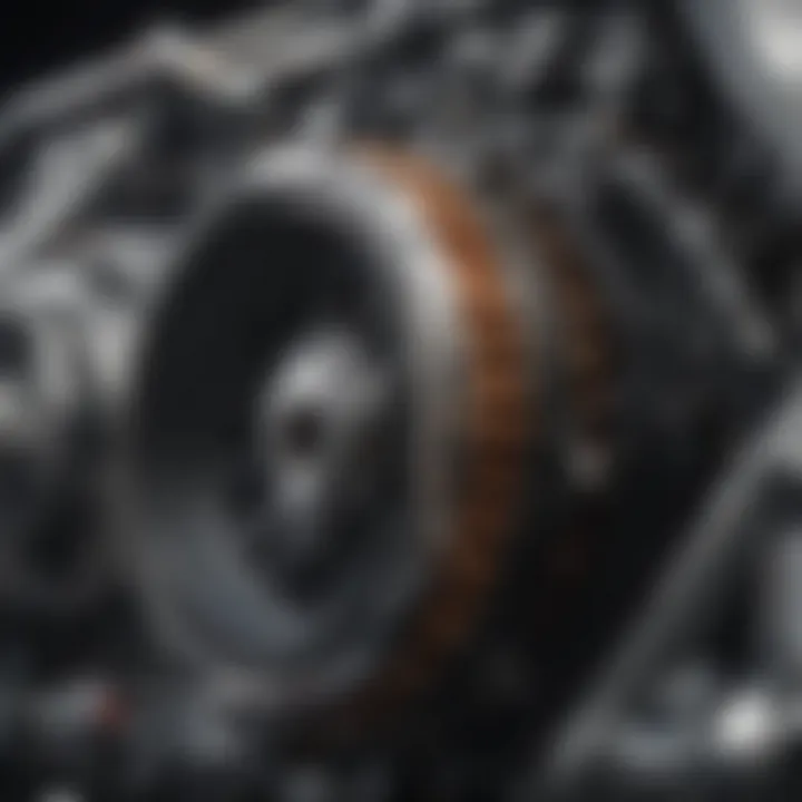 Close-up of a powerful engine showcasing engineering excellence