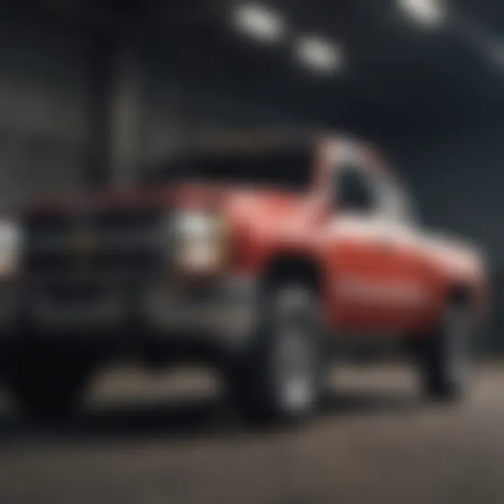 Front view of the Regular Cab Duramax showcasing its robust design