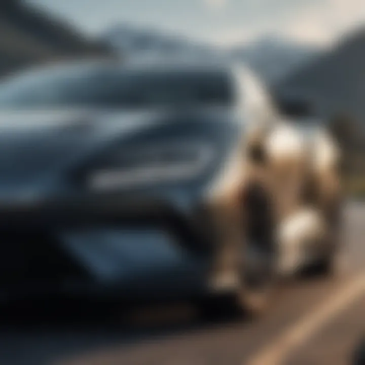 A close-up of innovative automotive technology used by competitors