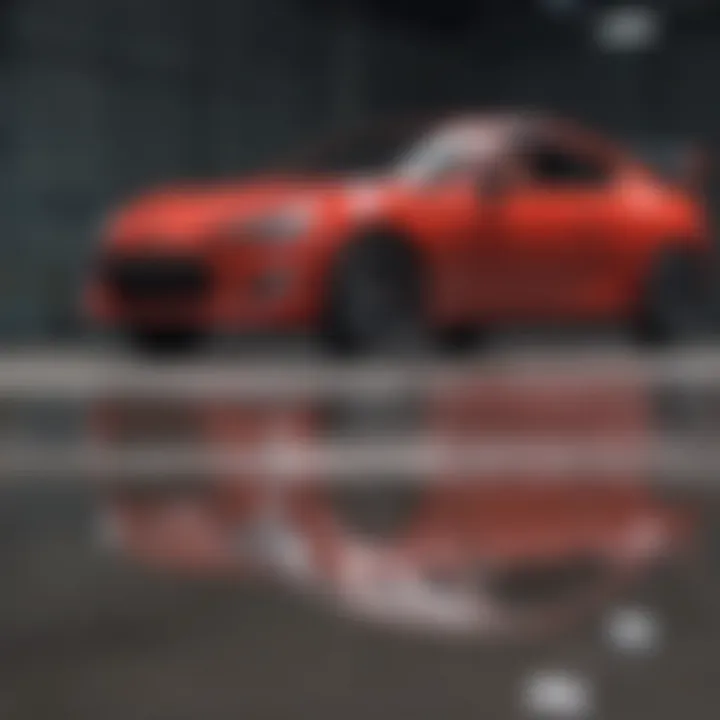 Comparison shot of the Scion FR-S with its competitors in the sport compact market