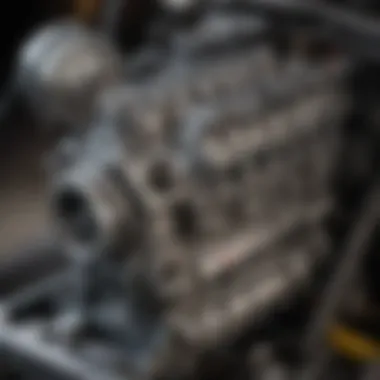 Small Block Chevy Camshaft Placement Illustration of Small Block Chevy engine emphasizing camshaft placement