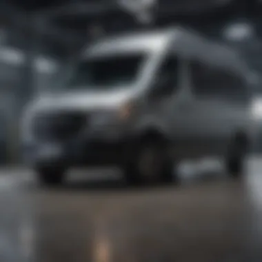 Specialized Transit Van Features Transit van equipped for specialized services, showcasing modifications for unique applications.