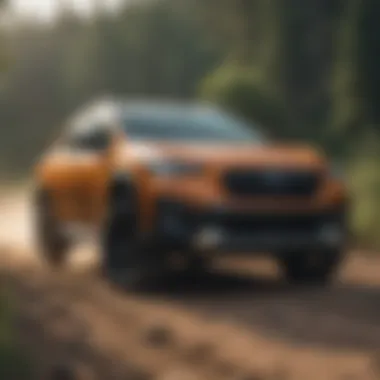 Subaru Crosstrek Rugged Appearance Rugged appearance of the Subaru Crosstrek highlighting its adventurous spirit and off-road capabilities
