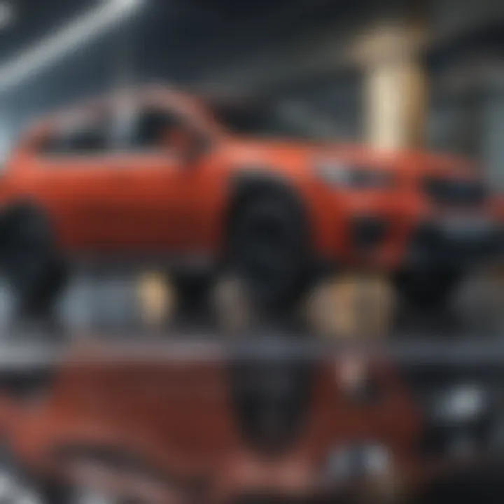Performance testing of a Subaru vehicle