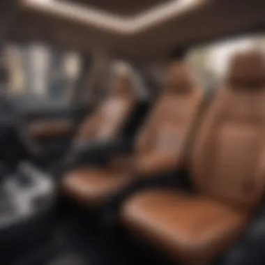 Comparison of different SUV models with reclining seats