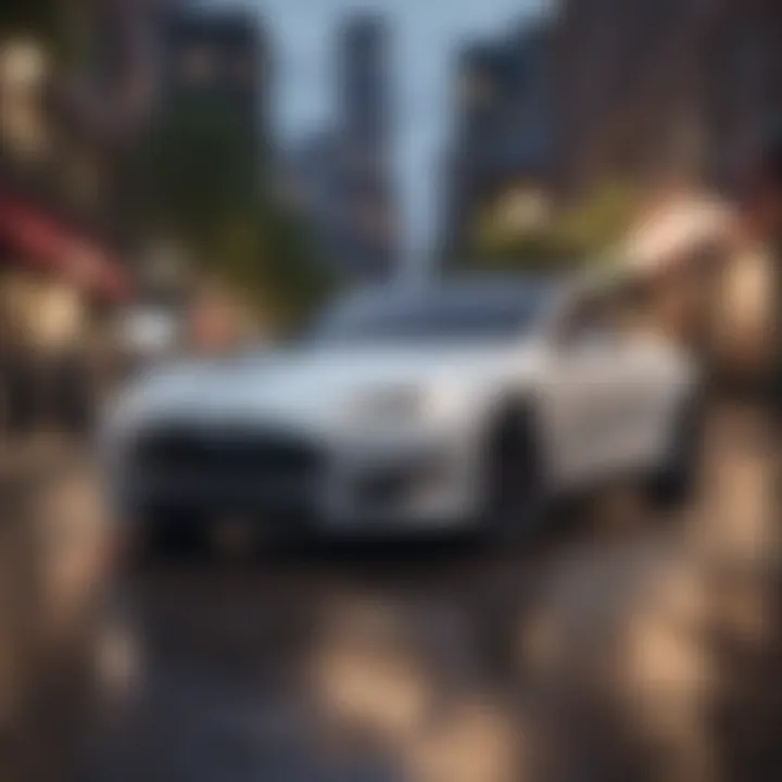 A fleet of Tesla vehicles on the road highlighting consumer adoption