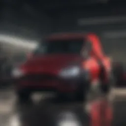 Tesla Work Truck showcasing its sleek electric design