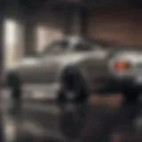 Profile view of a classic Toyota Supra showcasing its iconic design.