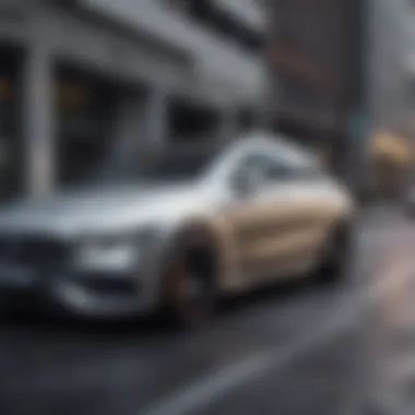 State-of-the-Art Safety Features A close-up view of state-of-the-art safety features in a Mercedes-Benz vehicle
