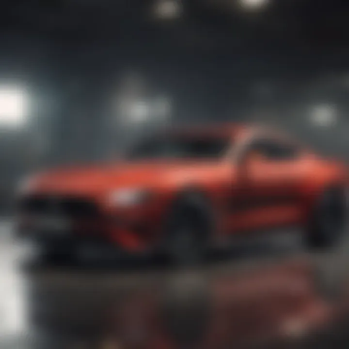 Future concept of Ford Mustang representing its next evolution