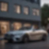 Elegant exterior design of the Mercedes Coupe Hardtop Convertible