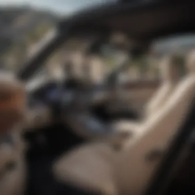 Interior Elegance: Comfort and Sophistication Luxurious interior of the Mercedes Coupe Hardtop Convertible