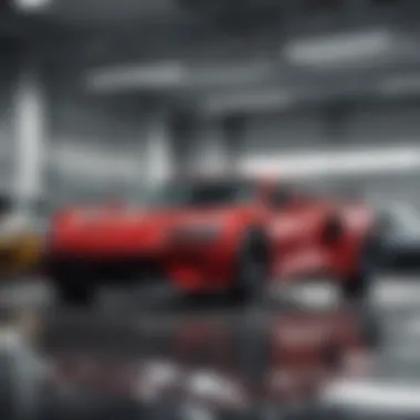 Popular Car Models at a Dealership A diverse range of popular cars on a dealership lot